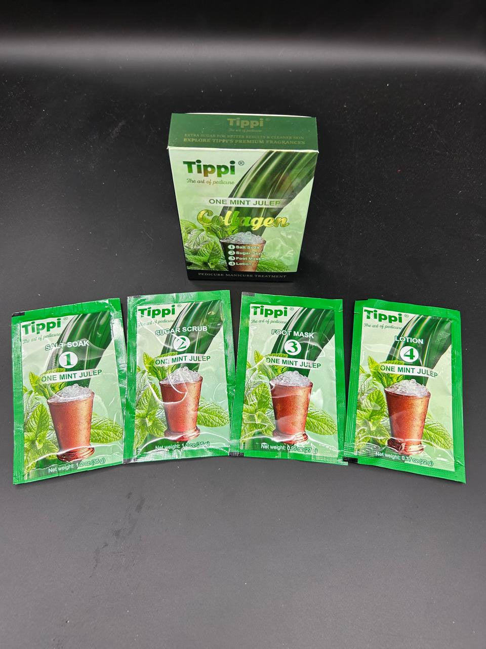 Tippi Collagen Pedi in a Box 4in1 - One Mint Julep