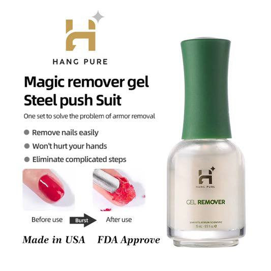 HANG Pure Magic Gel Remover - No Burn, FDA Registered