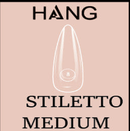 HANG Gel-X Tips Refill 100pcs - Stiletto Medium