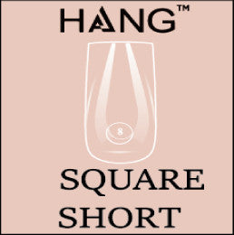 HANG Gel-X Tips Refill 100pcs - Square Short