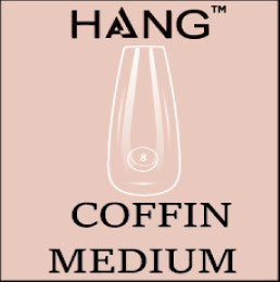 HANG Gel-X Tips Refill 100pcs - Coffin Medium
