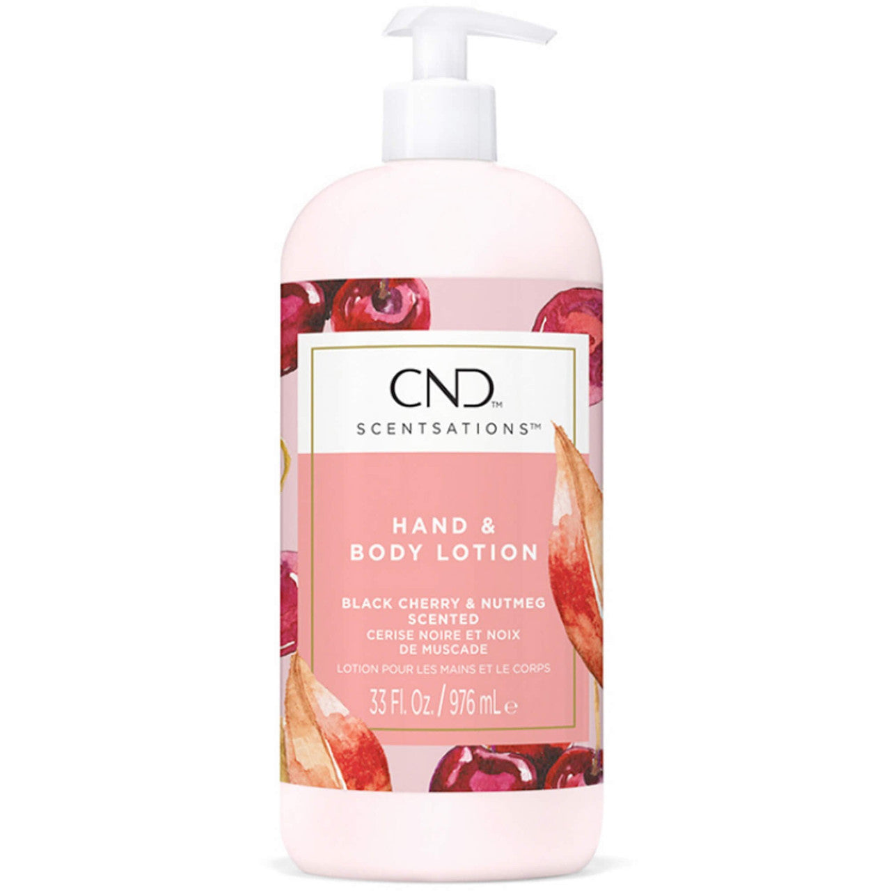 CND lotion 33oz Black Cherry & Nutmeg