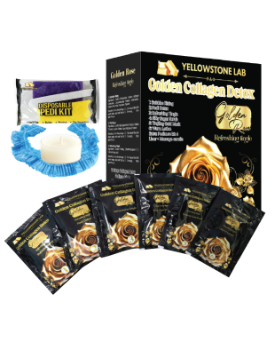 Yellow Stone Golden Collagen Detox 12 Steps - Golden Rose