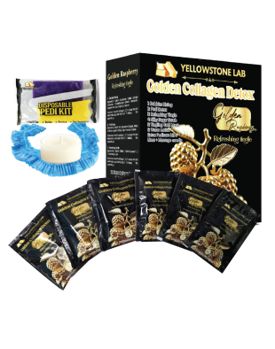Yellow Stone Golden Collagen Detox 12 Steps - Golden Raspberry