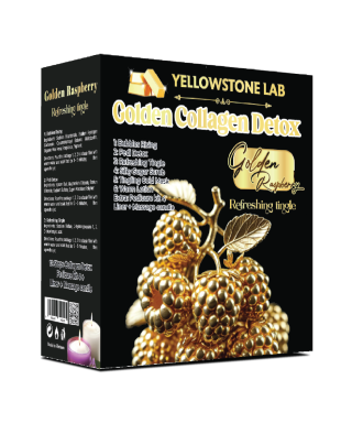 Yellow Stone Golden Collagen Detox 12 Steps - Golden Raspberry