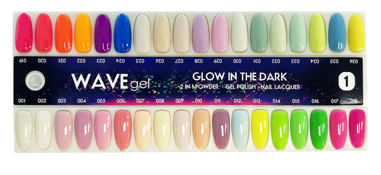 WAVEGEL GLOW COMBO 3IN1 36 COLORS (#01- #36) - FREE 2 SAMPLE TIP