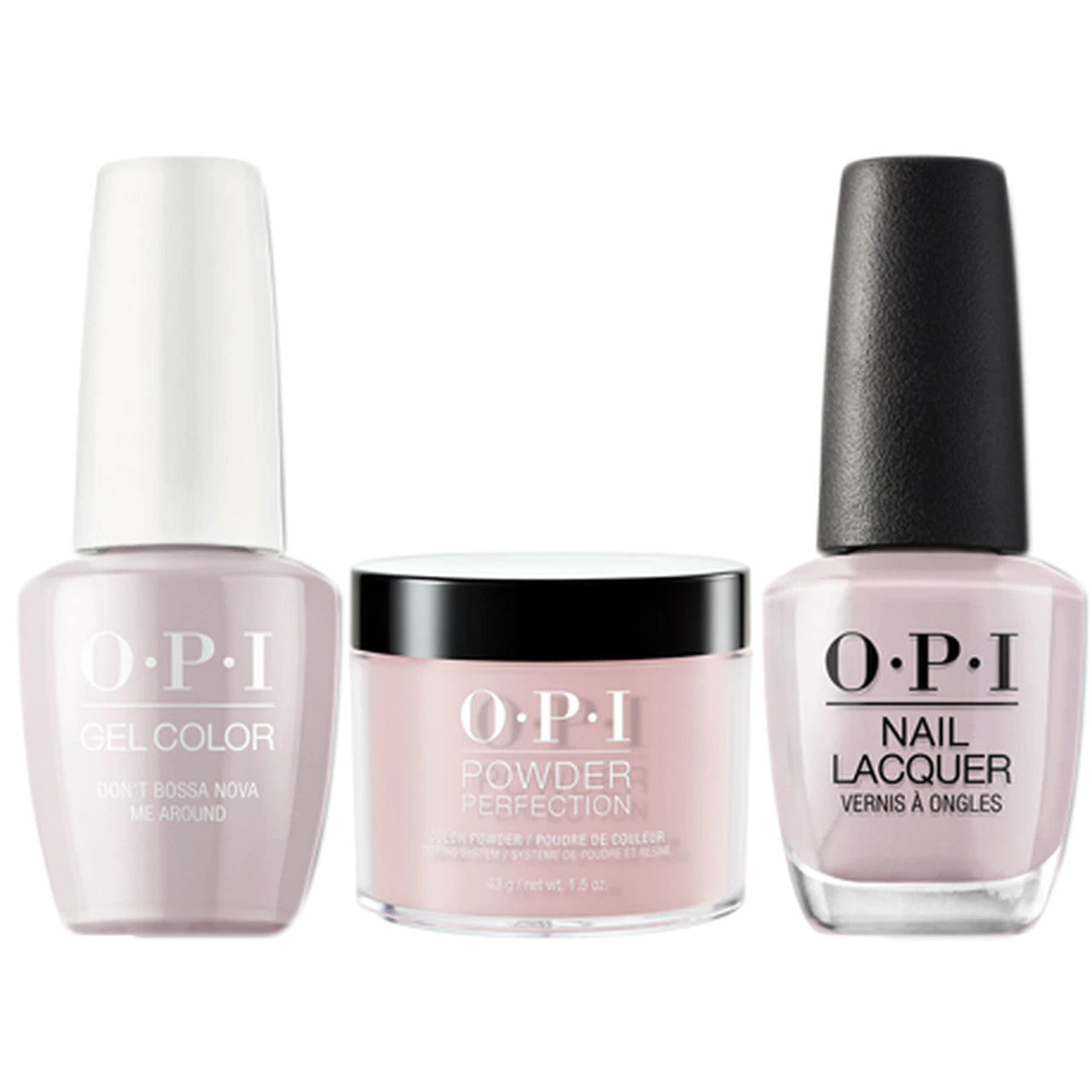 OPI COMBO 3 IN 1 MATCHING - GCA60A-NLA60-DPA60 DON'T BOSSA NOVA ME AROUND