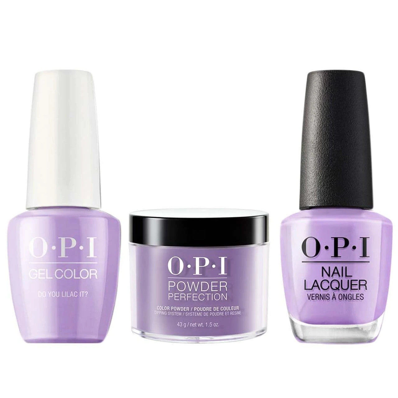 OPI COMBO 3 IN 1 MATCHING - GCB29A-NLB29-DPB29 DO YOU LILAC IT?