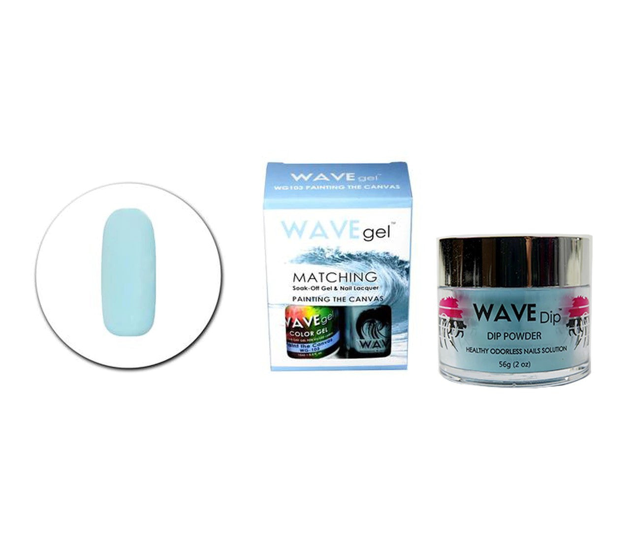 WAVEGEL 3IN1 MATCHING (GEL+LACQUER+DIP) - #103(WG103) PAINTING THE CANVAS