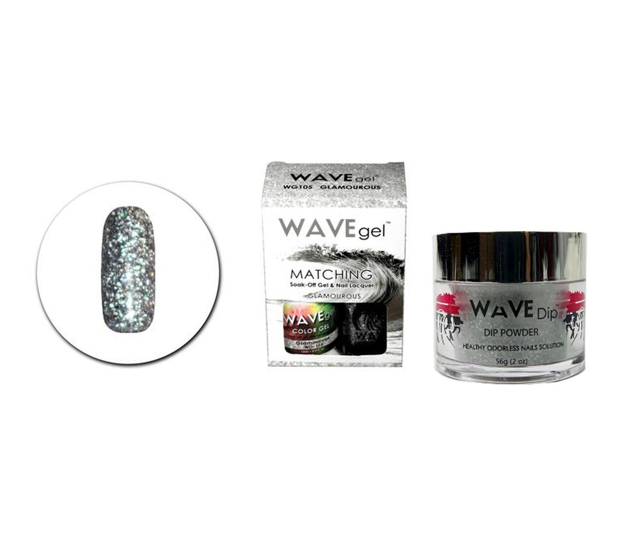 WAVEGEL 3IN1 MATCHING (GEL+LACQUER+DIP) - #105(WG105) GLAMOUROUS