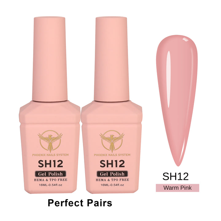 Phoenix Sheer Gel Collection 24 Colors - Free Extra 24 Gels + 1 Color Book + Vali