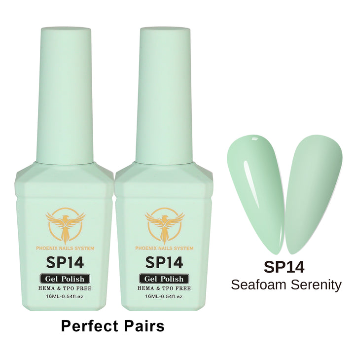 Phoenix Spring Gel Collection 24 Colors - Free Extra 24 Gels + 1 Color Book + Vali