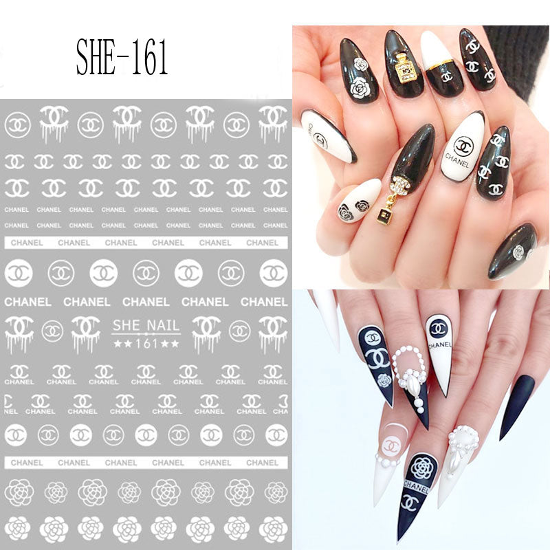 Nail Sticker Brand Name Glow Color