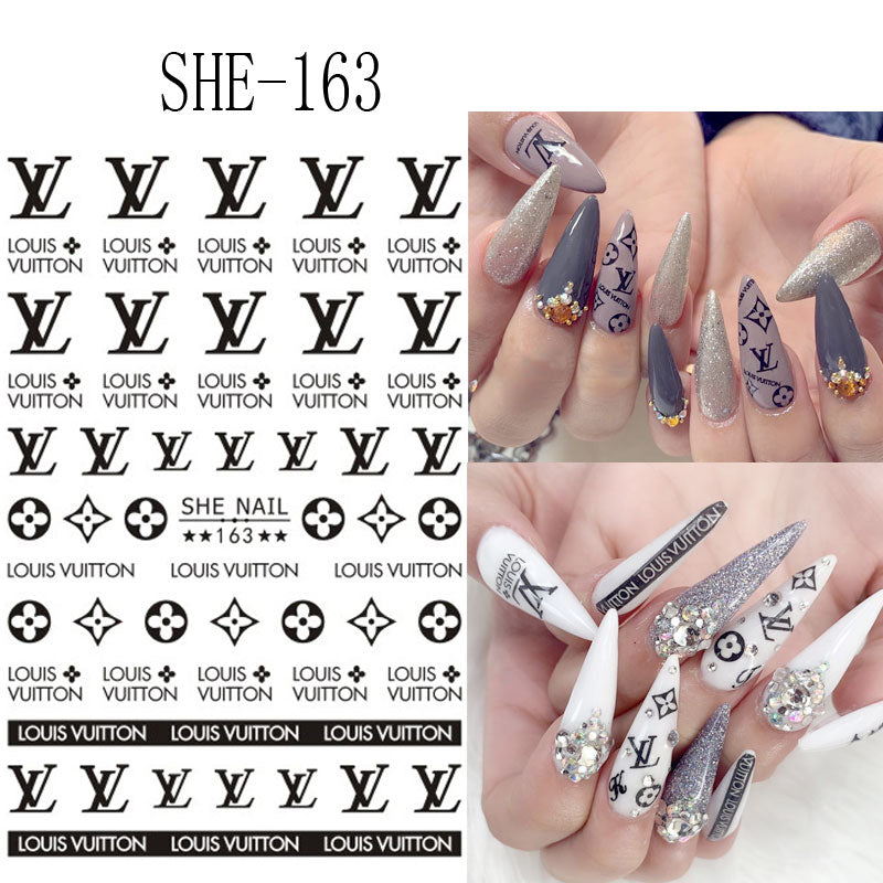 Nail Sticker Brand Name Glow Color