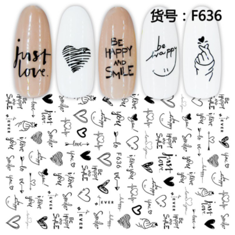 VALENTINE NAIL STICKER