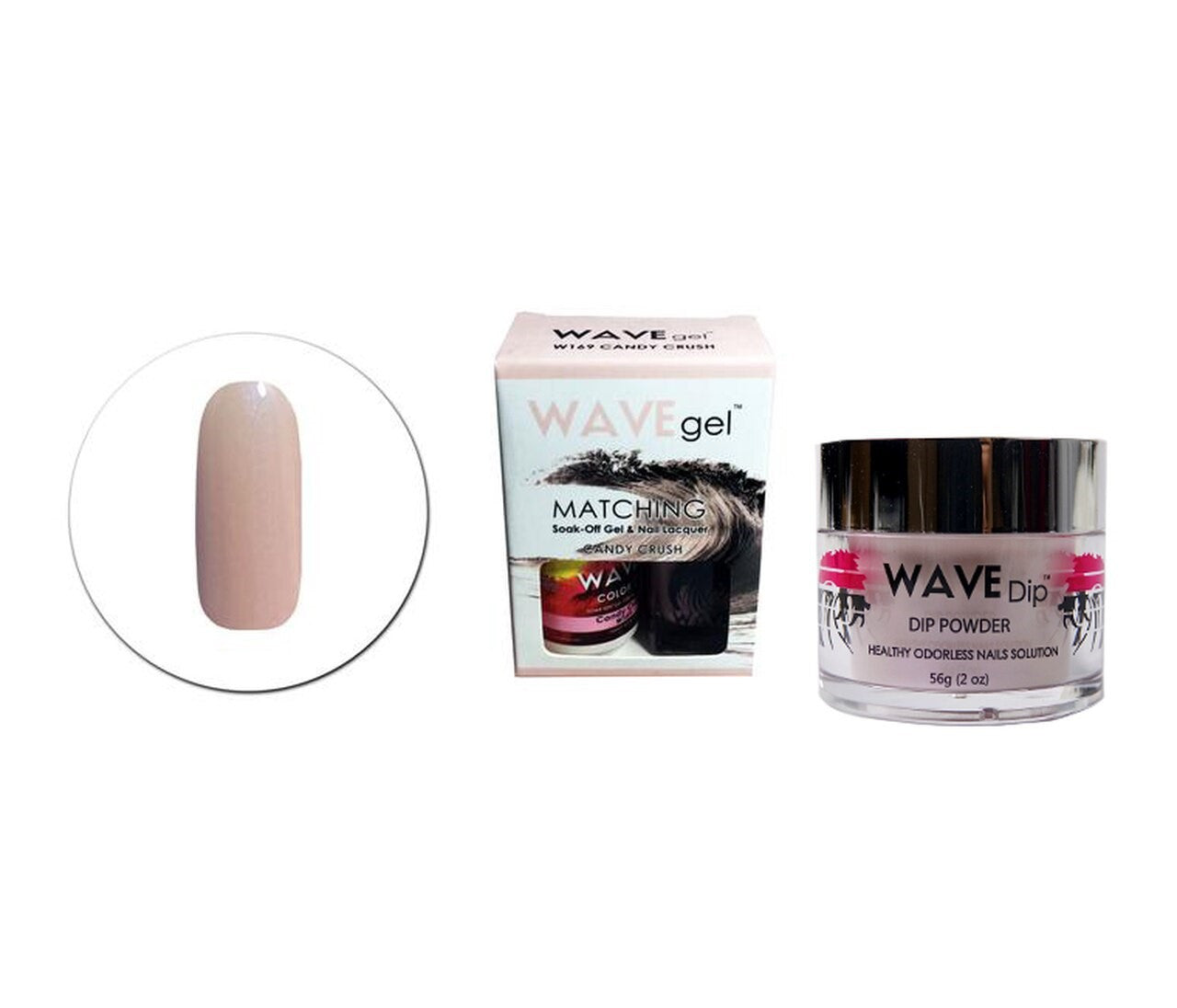 WAVEGEL 3IN1 MATCHING (GEL+LACQUER+DIP) - #169(W169) CANDY CRUSH