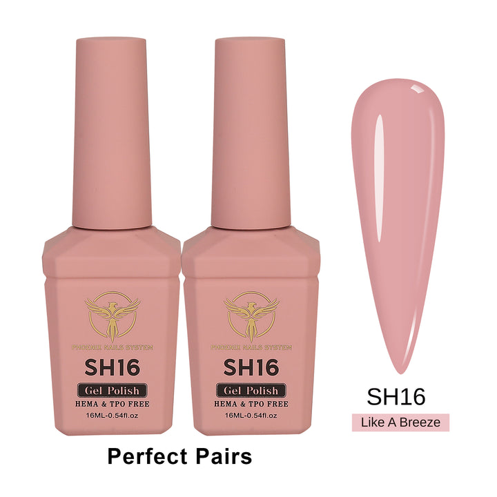 Phoenix Sheer Gel Collection 24 Colors - Free Extra 24 Gels + 1 Color Book + Vali