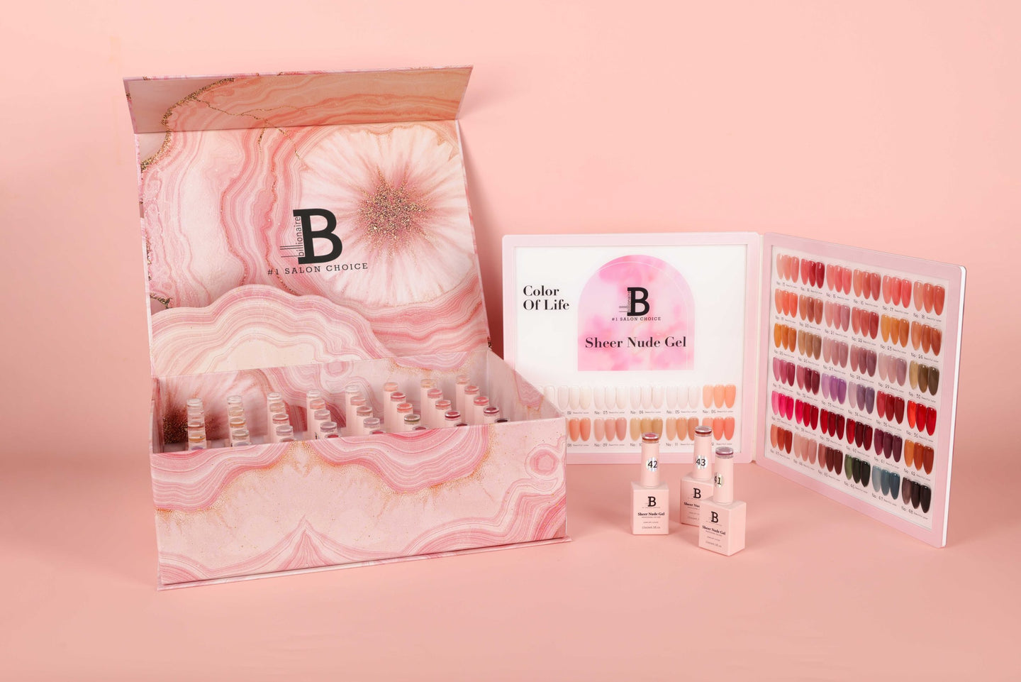 Billionaire Sheer Nude Collection 48 colors + Free Sample Tip