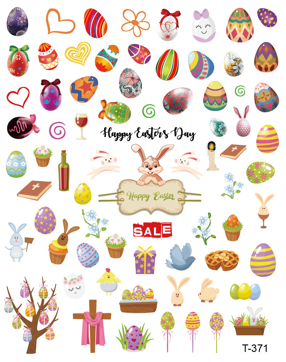 EASTER NAIL STICKER