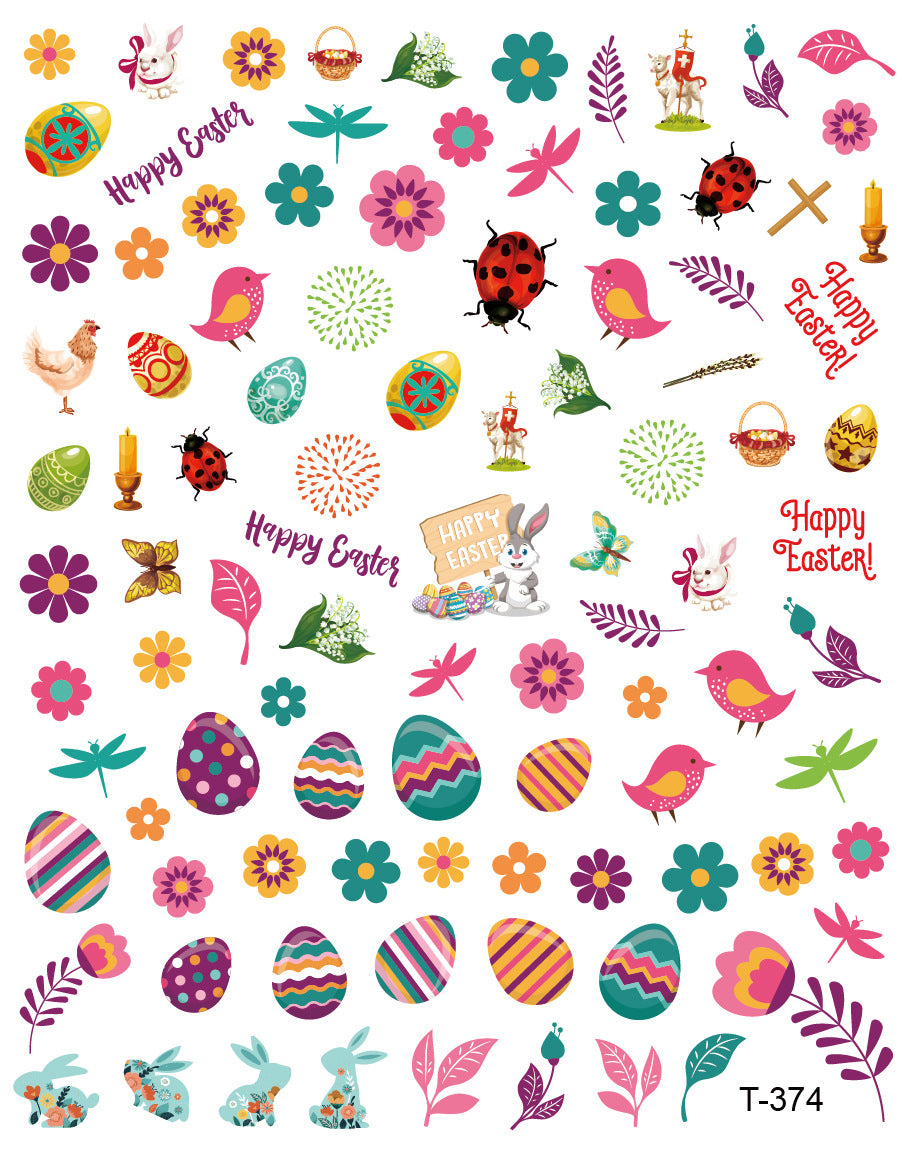 EASTER NAIL STICKER