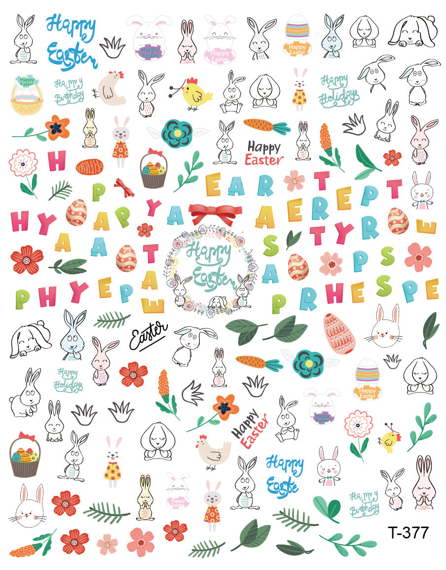 EASTER NAIL STICKER