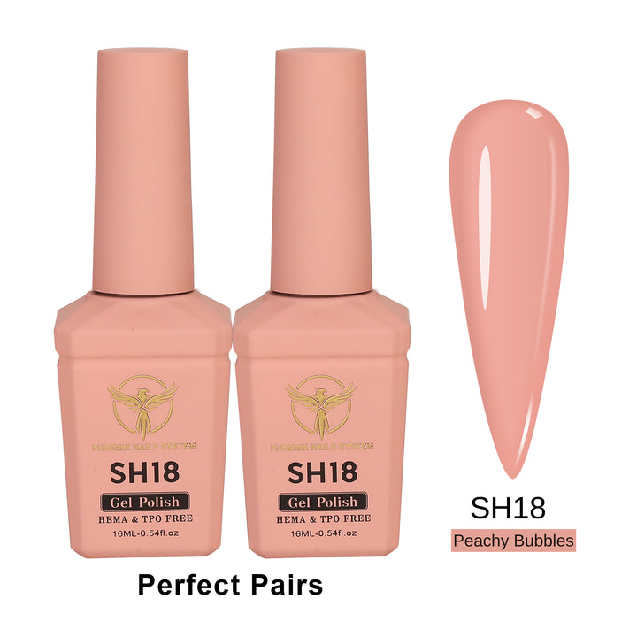 Phoenix Sheer Gel Collection 24 Colors - Free Extra 24 Gels + 1 Color Book + Vali
