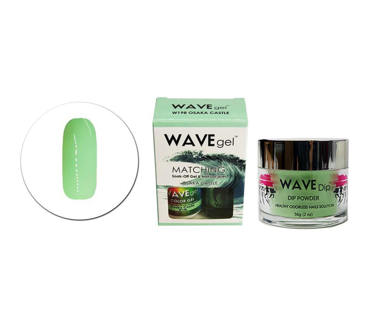 WAVEGEL 3IN1 MATCHING (GEL+LACQUER+DIP) - #198(W198) OSAKA CASTLE