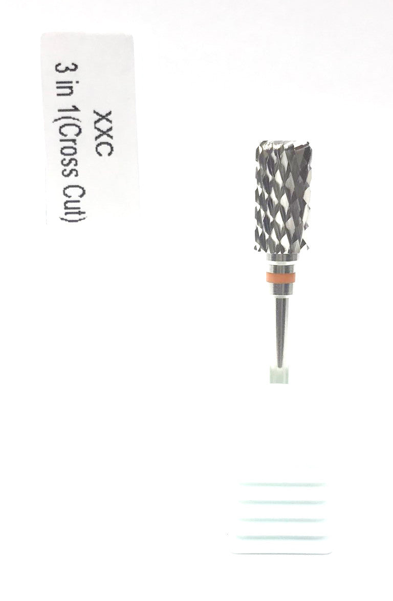 3/32 3in1 Carbide Bit Cross Cut - XXC - Silver