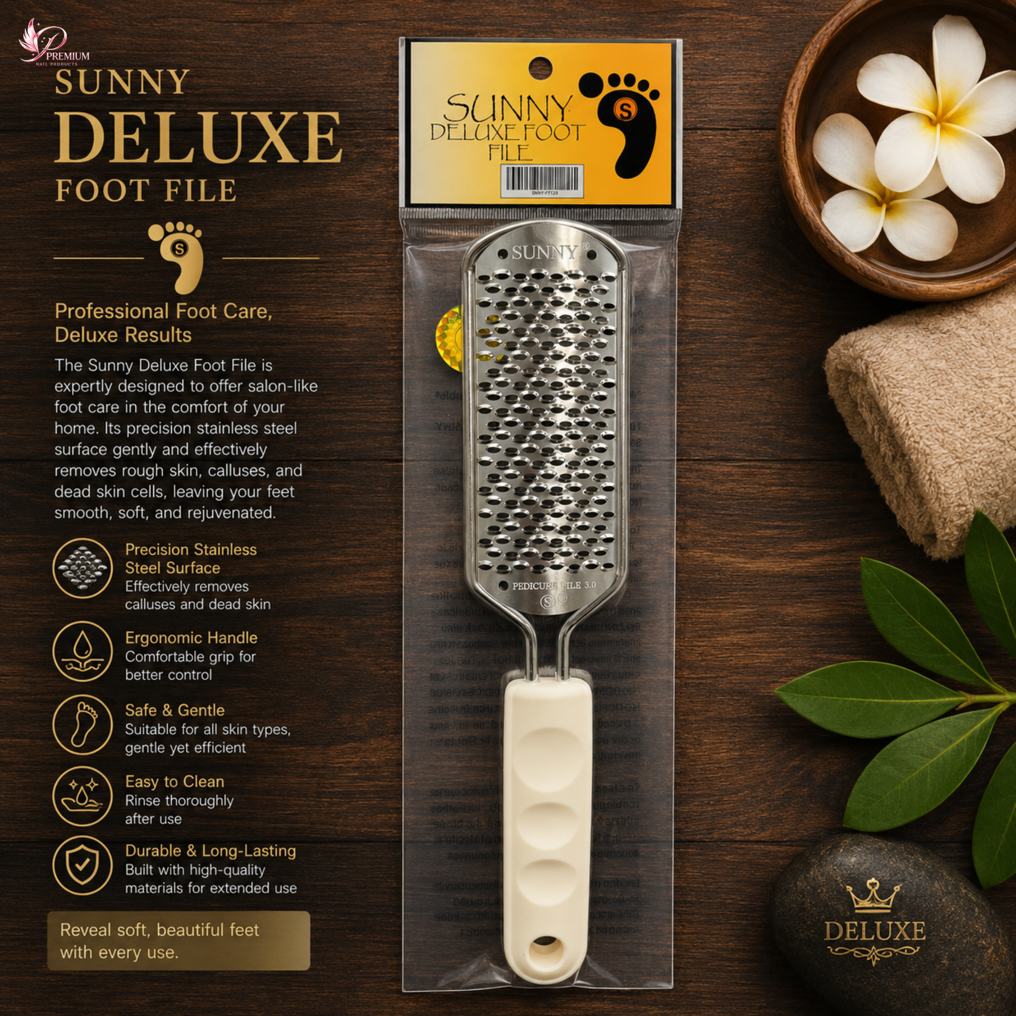 Sunny Deluxe Foot File - Buy 5 Free 1