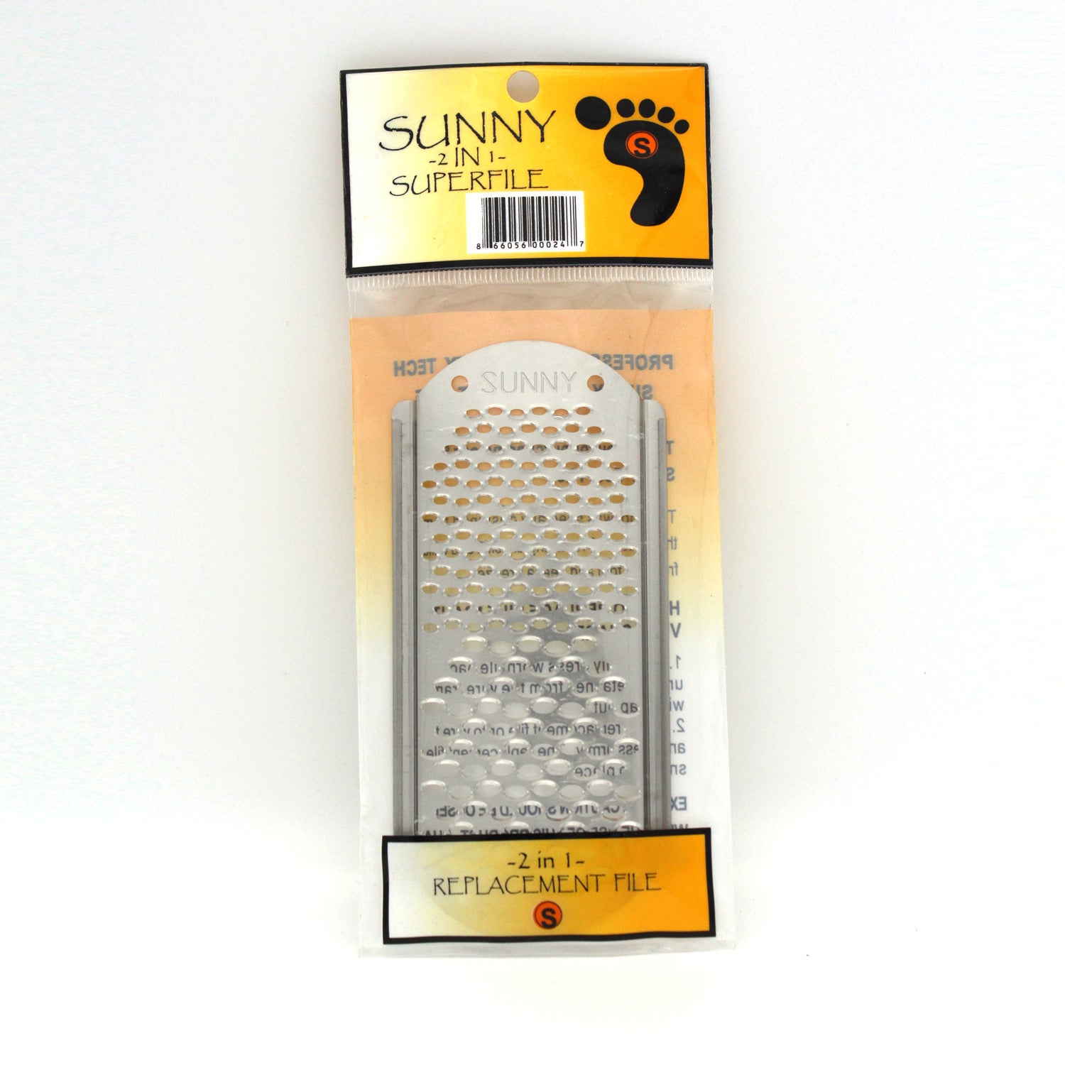 Sunny Deluxe Pedicure Footfile Callus Removal - 2 in 1 Replacement Blade