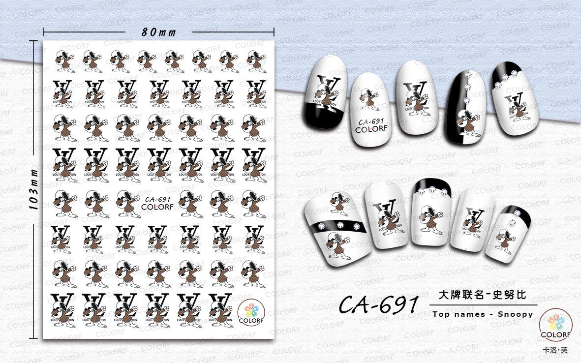Nail Sticker Brand Name Hot Trend