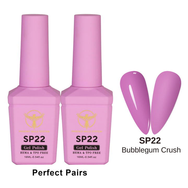 Phoenix Spring Gel Collection 24 Colors - Free Extra 24 Gels + 1 Color Book + Vali