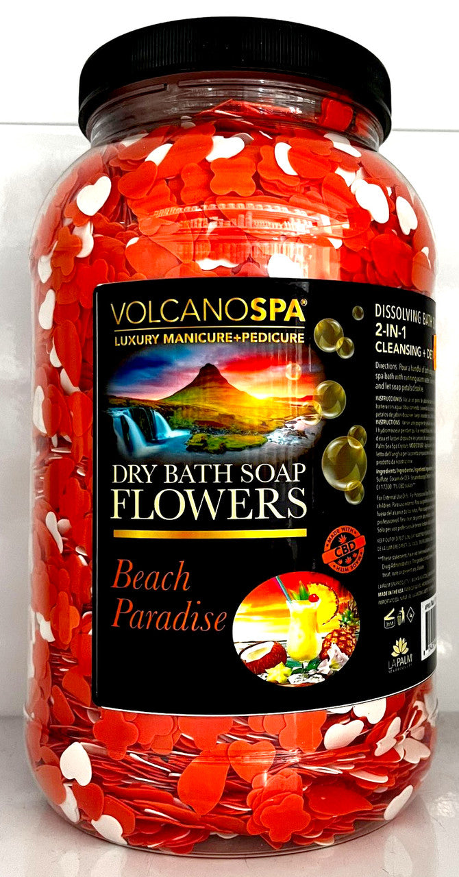 Lapalm Volcano Spa  Dry Bath Soap Flowers 1G - Beach Paradise