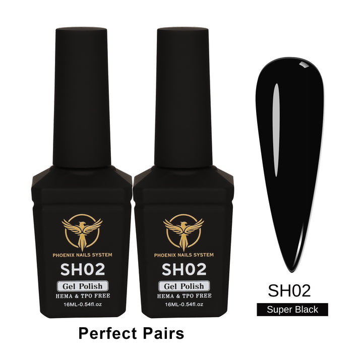 Phoenix Sheer Gel Collection 24 Colors - Free Extra 24 Gels + 1 Color Book + Vali