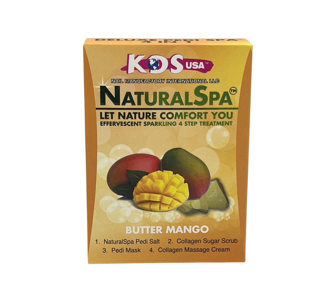 KDS Deluxe Pedicure 4 Steps - Butter Mango