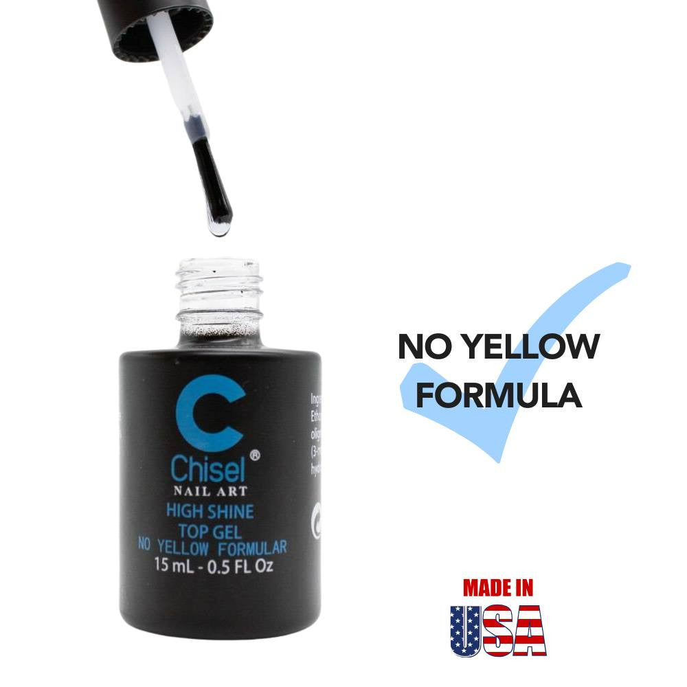 CHISEL HIGH SHINE TOP NON YELLOW 0.5OZ