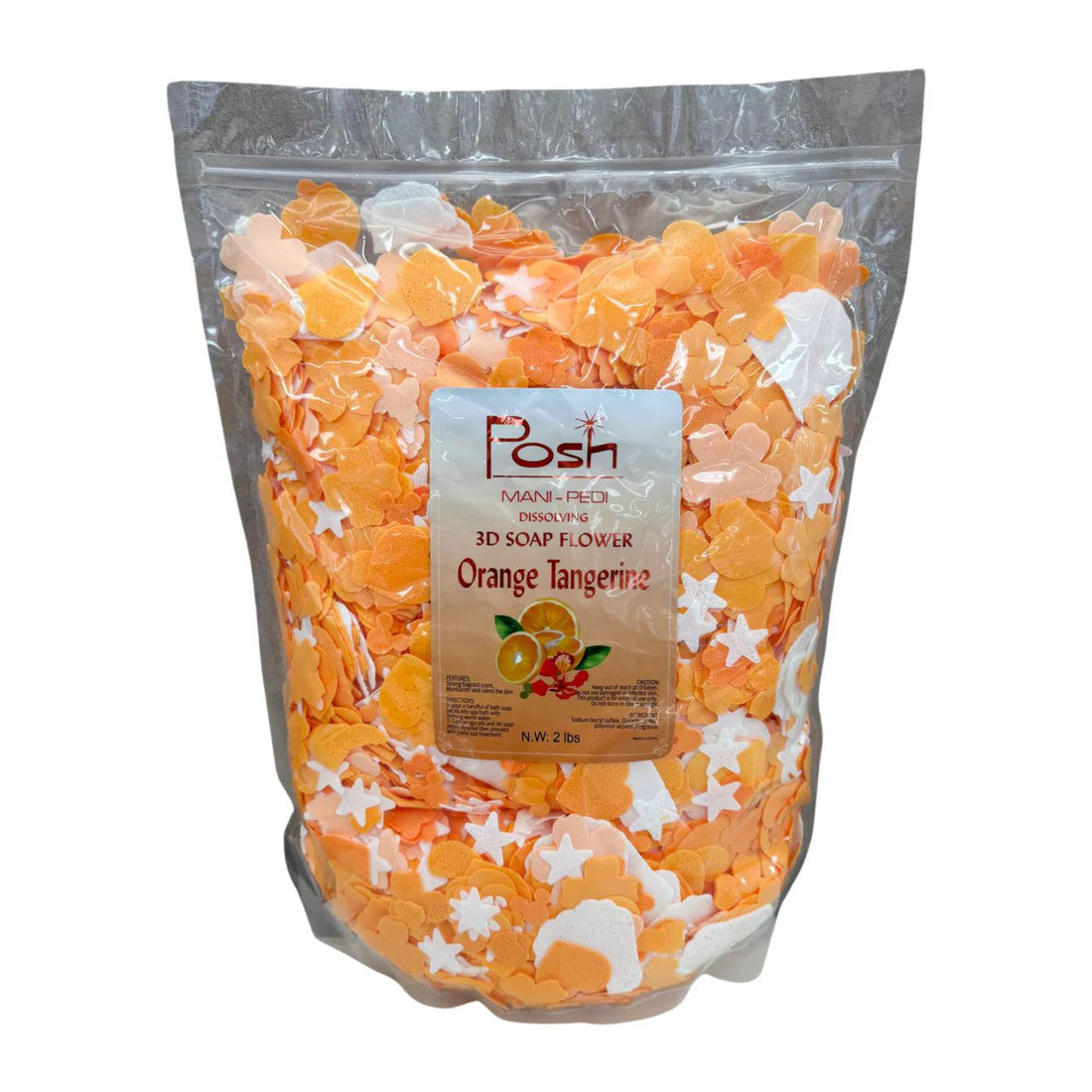 POSH Flower Soap 2lbs Bag - Orange Tangerine (Buy 5 Free 1)