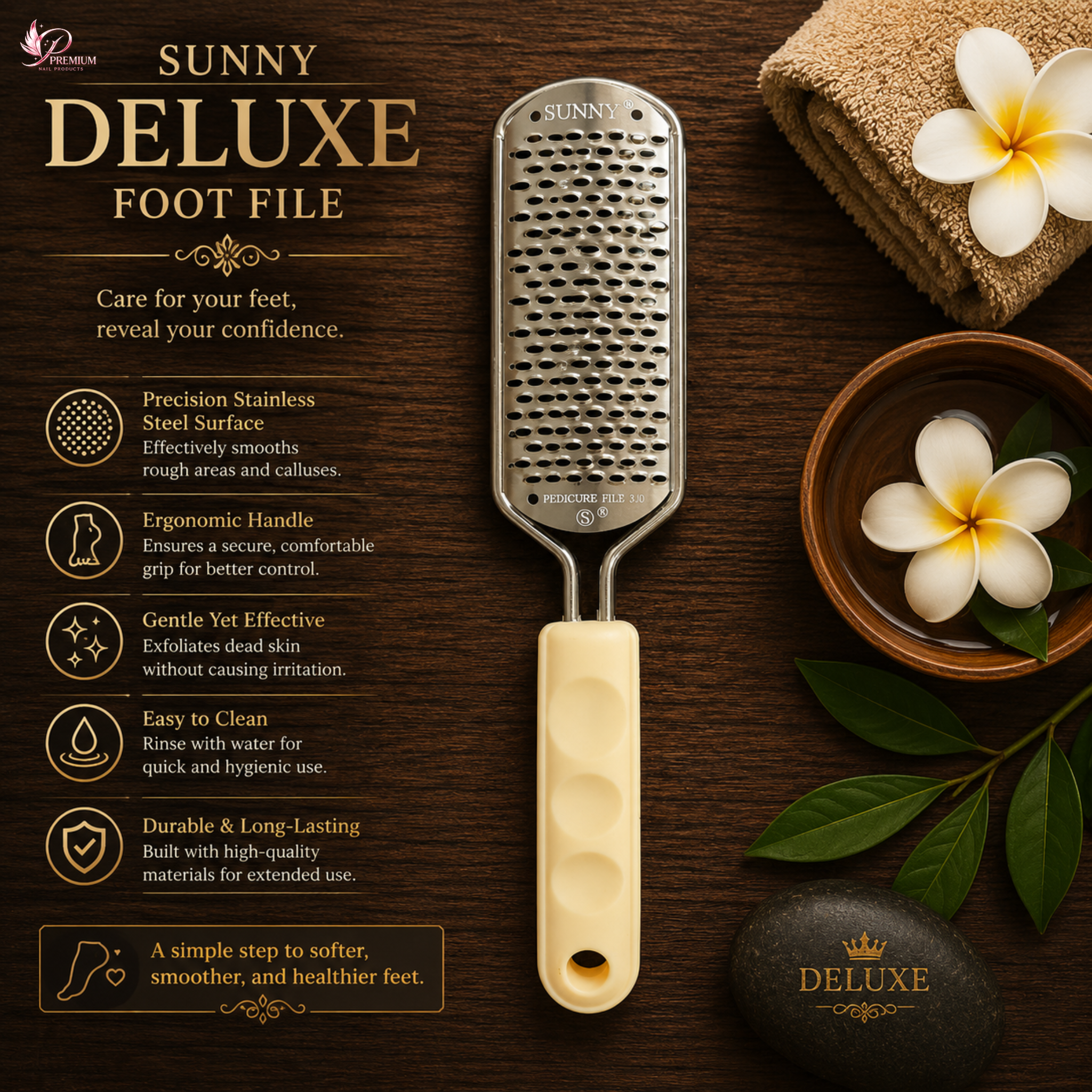 Sunny Deluxe Foot File - Buy 5 Free 1