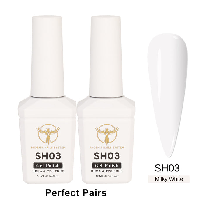 Phoenix Sheer Gel Collection 24 Colors - Free Extra 24 Gels + 1 Color Book + Vali
