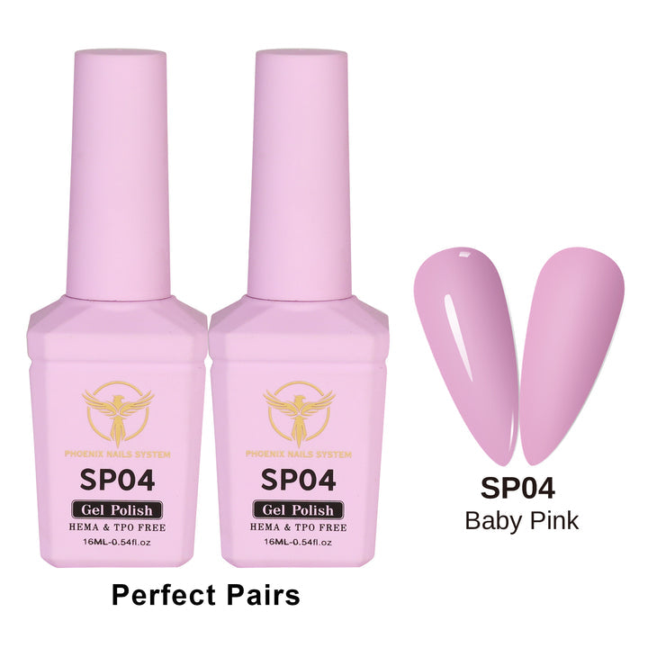Phoenix Spring Gel Collection 24 Colors - Free Extra 24 Gels + 1 Color Book + Vali