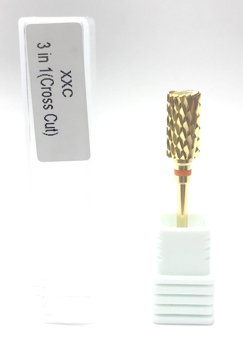 3/32 3in1 Carbide Bit Cross Cut - XXC - Gold