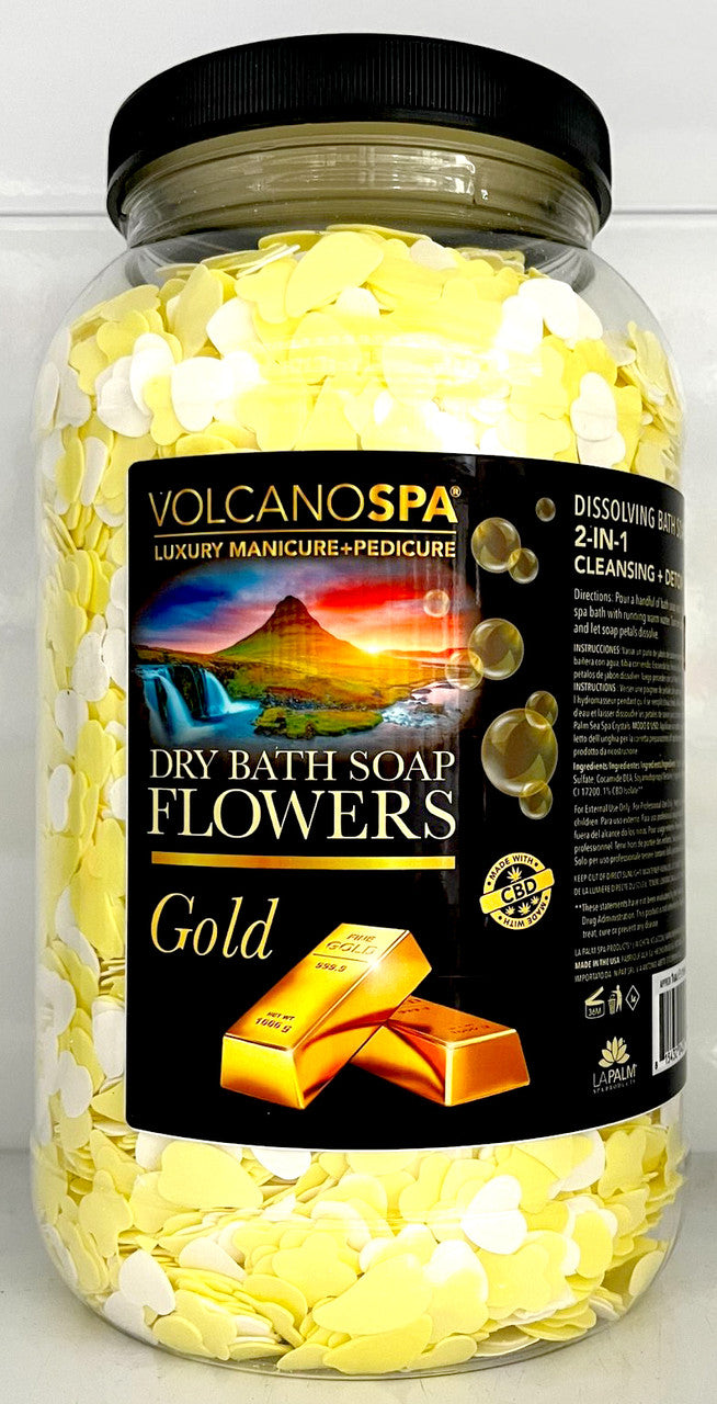 Lapalm Volcano Spa  Dry Bath Soap Flowers 1G - Gold