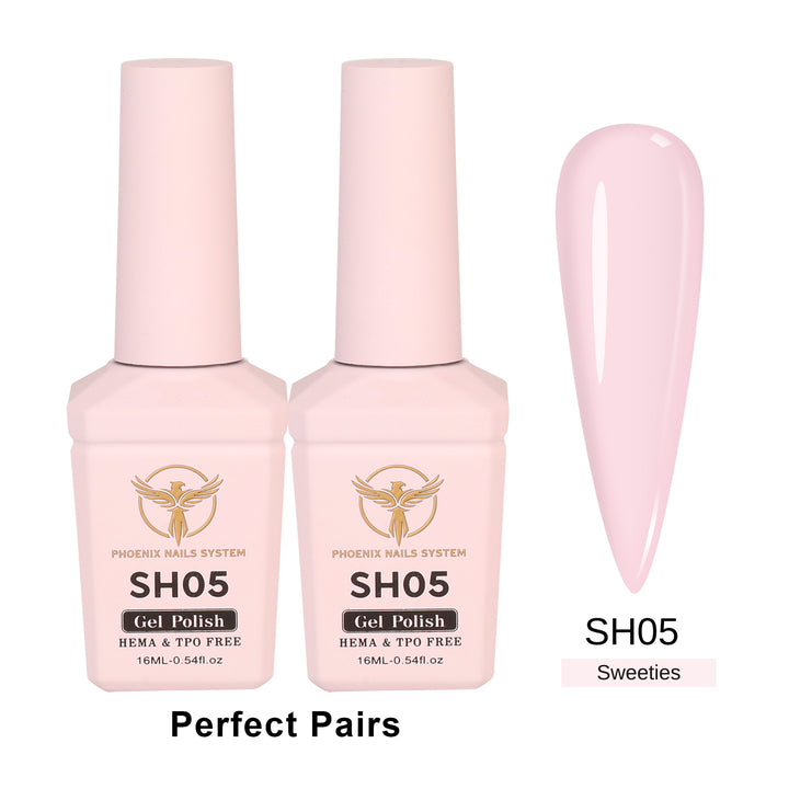 Phoenix Sheer Gel Collection 24 Colors - Free Extra 24 Gels + 1 Color Book + Vali