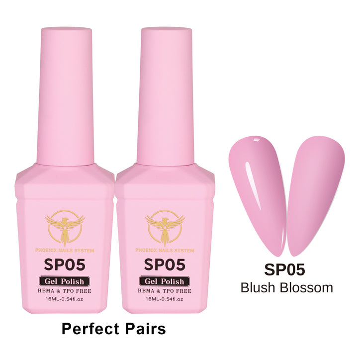 Phoenix Spring Gel Collection 24 Colors - Free Extra 24 Gels + 1 Color Book + Vali