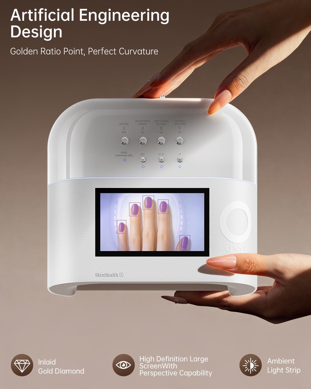 ONAIL AI Precision Nail Lamp - White