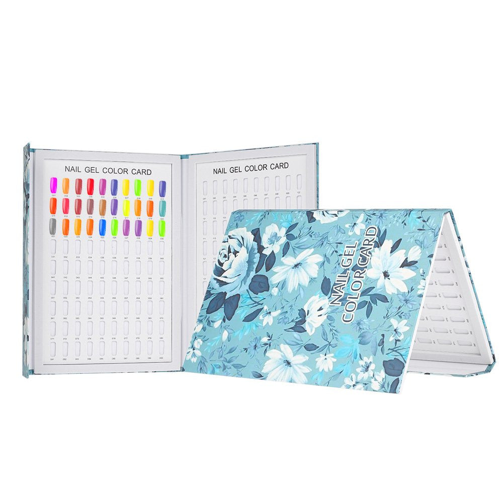180 Colors Nail Color Card Book