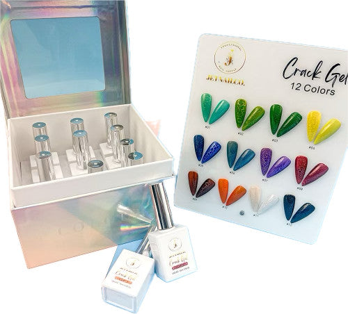 Crack Gel 12 Colors 0.5oz + Free Sample Tip