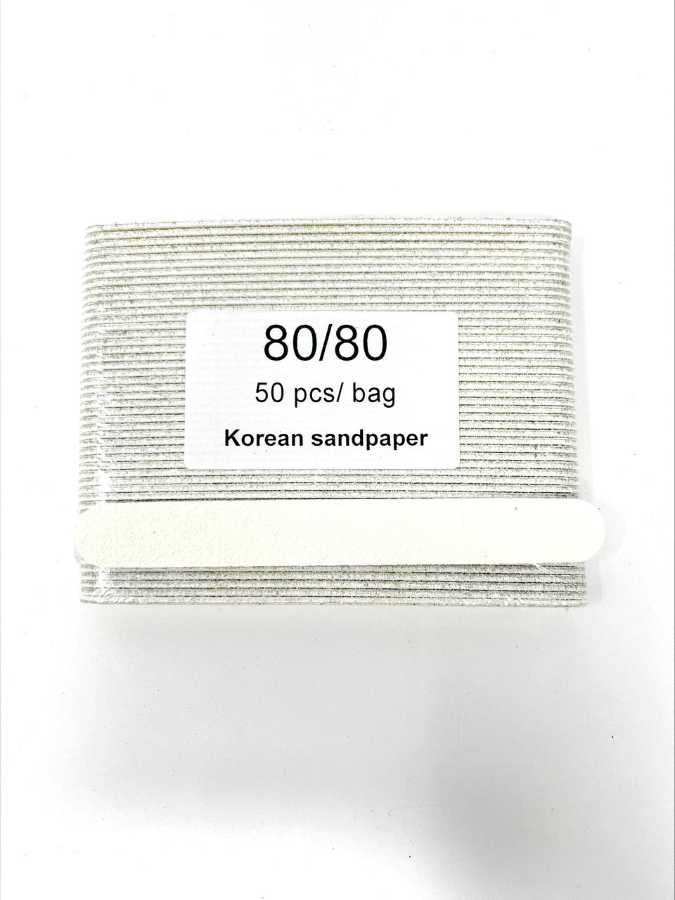 Disposable Manicure File White 4.7" ( Pack of 50 pcs )