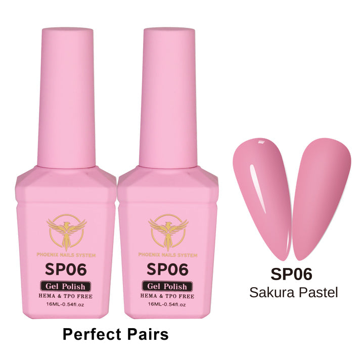 Phoenix Spring Gel Collection 24 Colors - Free Extra 24 Gels + 1 Color Book + Vali