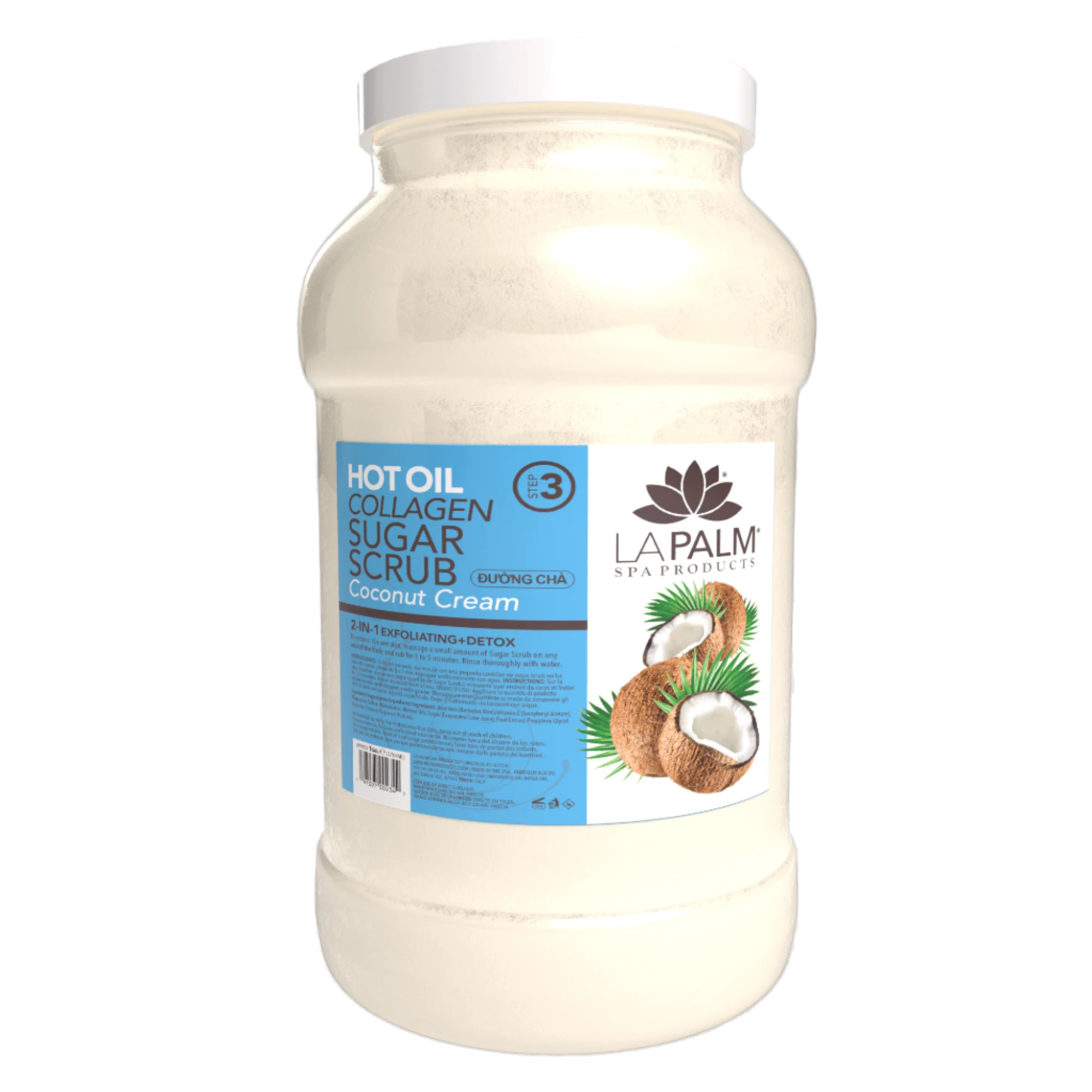 Hot Oil Sugar Scrub Coconut Cream